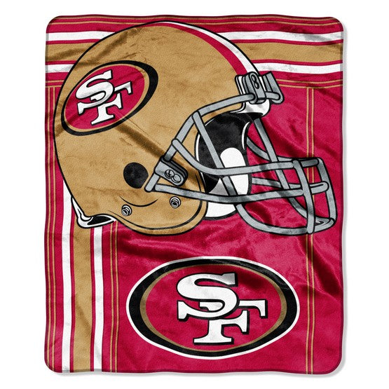 San Francisco 49ers 50" x 60" Touchback Royal Plush Blanket