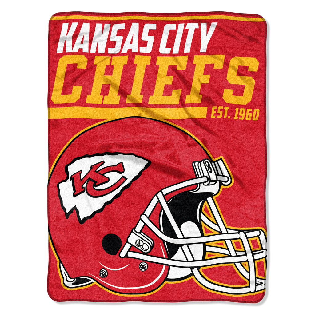 Kansas City Chiefs 50" x 60" 40-Yard Dash Micro Raschel Throw Blanket