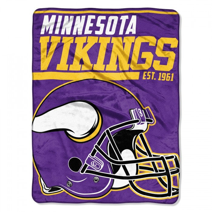 The Northwest Company Minnesota Vikings Fleece Throw , Purple