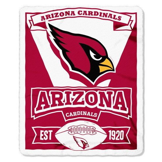 Arizona Cardinals 50" x 60" Marque Fleece Throw