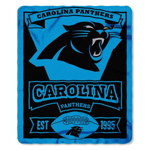 Carolina Panthers 50" x 60" Marque Fleece Throw