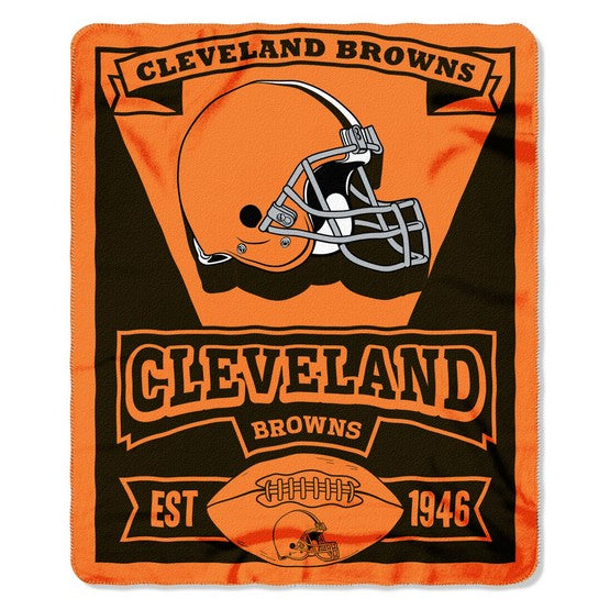 Cleveland Browns 50" x 60" Marque Fleece Throw