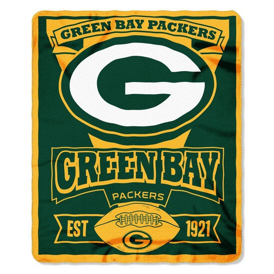 Green Bay Packers 50" x 60" Marque Fleece Throw