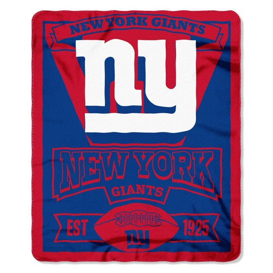 New York Giants 50" x 60" Marque Fleece Throw