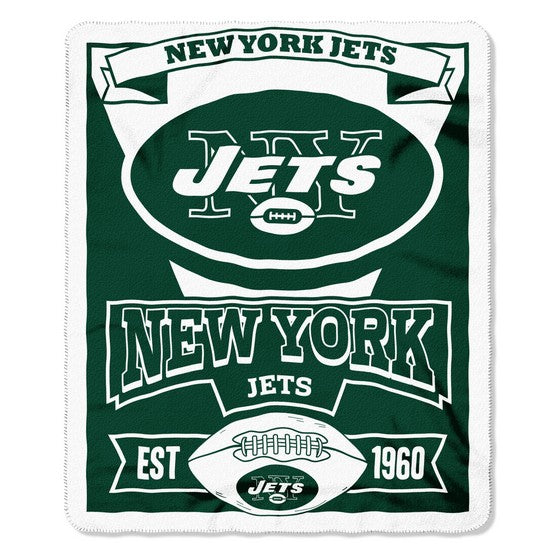 New York Jets 50" x 60" Marque Fleece Throw