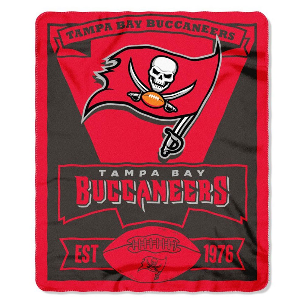 Tampa Bay Buccaneers 50" x 60" Marque Fleece Throw