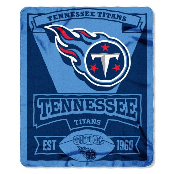 Tennessee Titans 50" x 60" Marque Fleece Throw