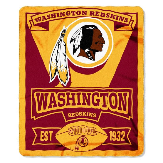Washington Redskins 50" x 60" Marque Fleece Throw