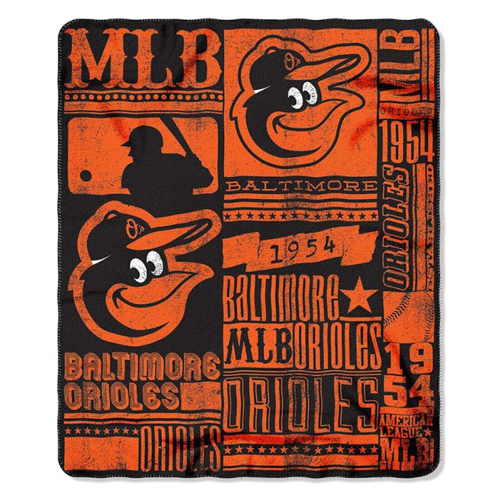 Baltimore Orioles 50" x 60" Strength Fleece Throw