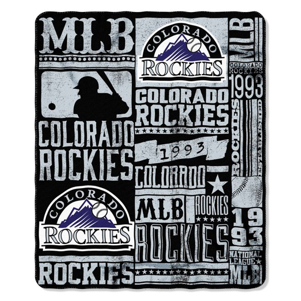 Colorado Rockies 50" x 60" Strength Fleece Throw