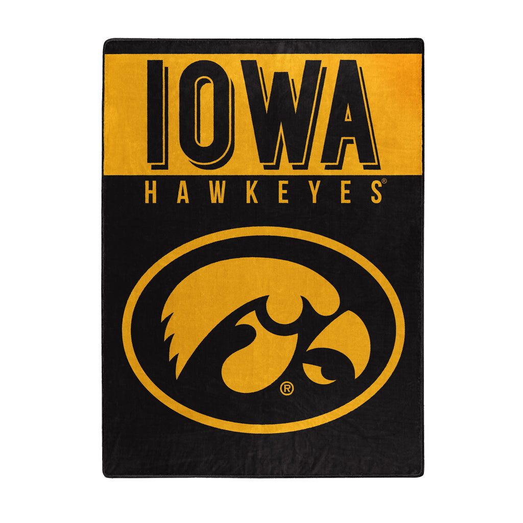 Iowa Hawkeyes 60" x 80" Basic Royal Plush Blanket
