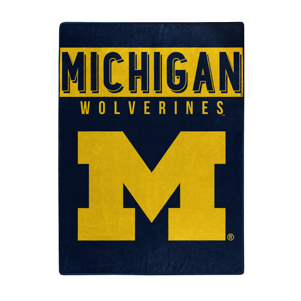 Michigan Wolverines 60" x 80" Basic Royal Plush Blanket