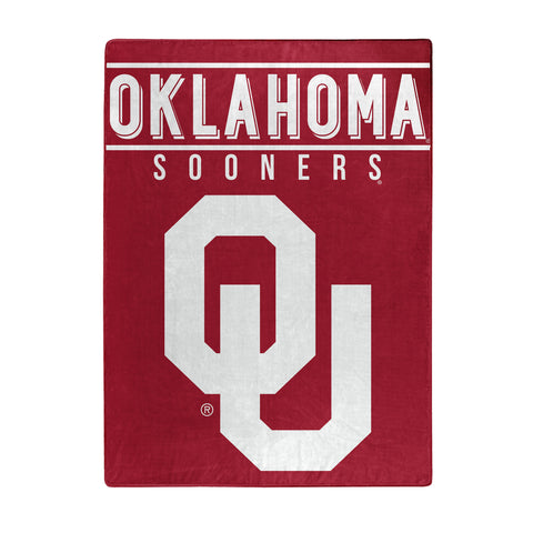 Oklahoma Sooners 60" x 80" Basic Royal Plush Blanket