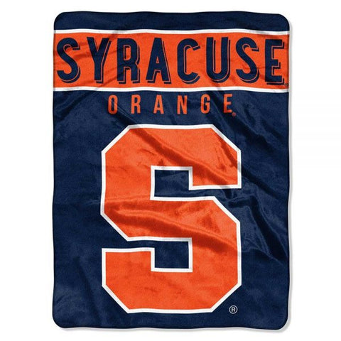 Syracuse Orange 60" x 80" Basic Royal Plush Blanket