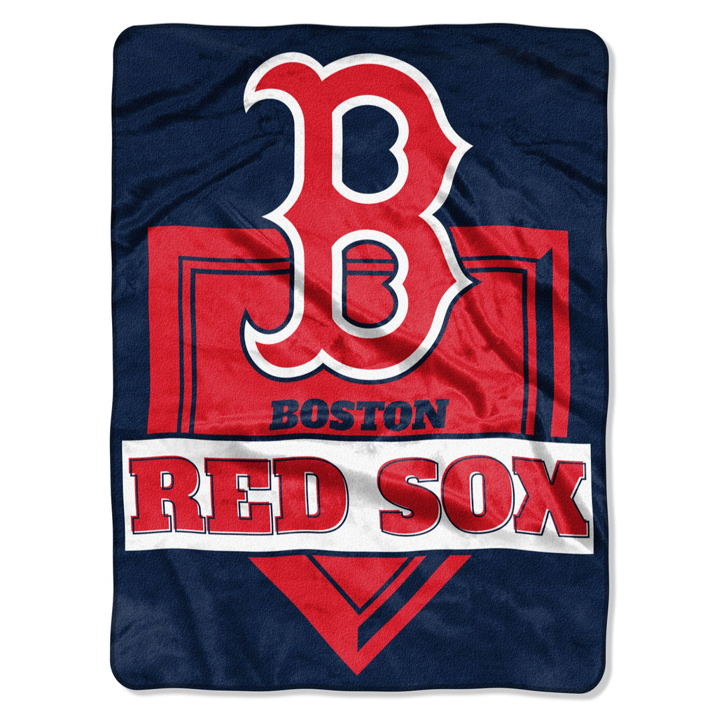 Boston Red Sox 60" x 80" Home Plate Royal Plush Blanket