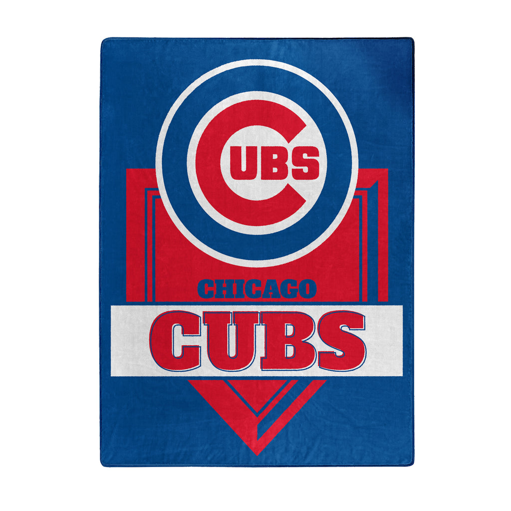Chicago Cubs 60" x 80" Home Plate Royal Plush Blanket
