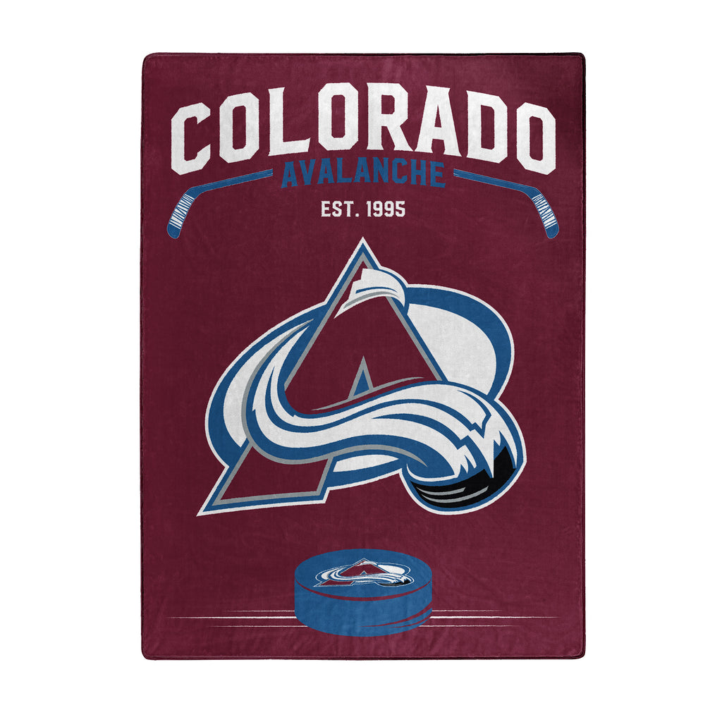 Colorado Avalanche 60" x 80" Inspired Royal Plush Blanket