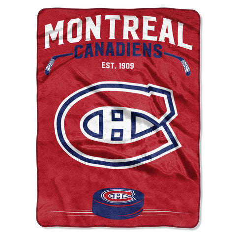 Montreal Canadiens 60" x 80" Inspired Royal Plush Blanket