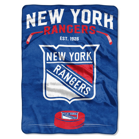 New York Rangers 60" x 80" Inspired Royal Plush Blanket