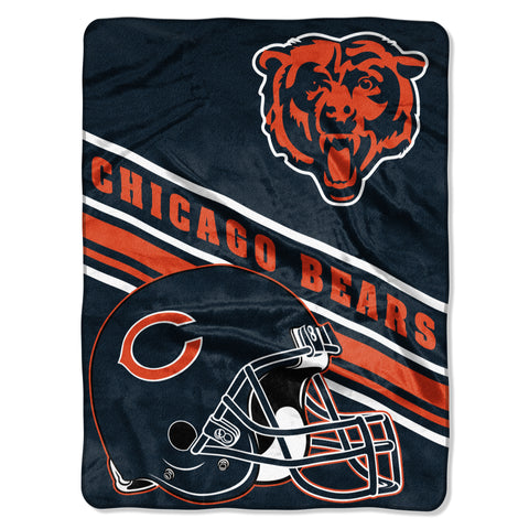 Chicago Bears 60" x 80" Slant Royal Plush Blanket