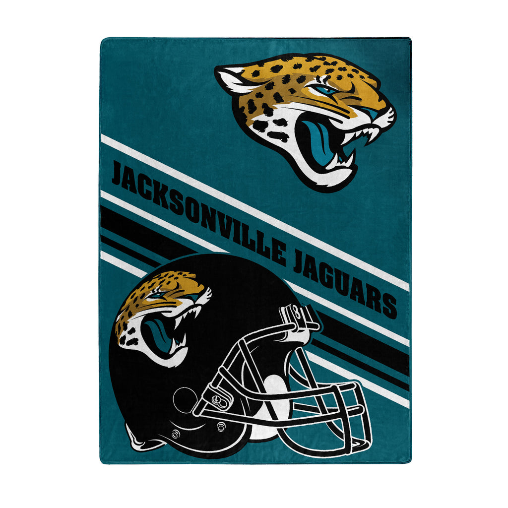 Jacksonville Jaguars 60" x 80" Slant Royal Plush Blanket
