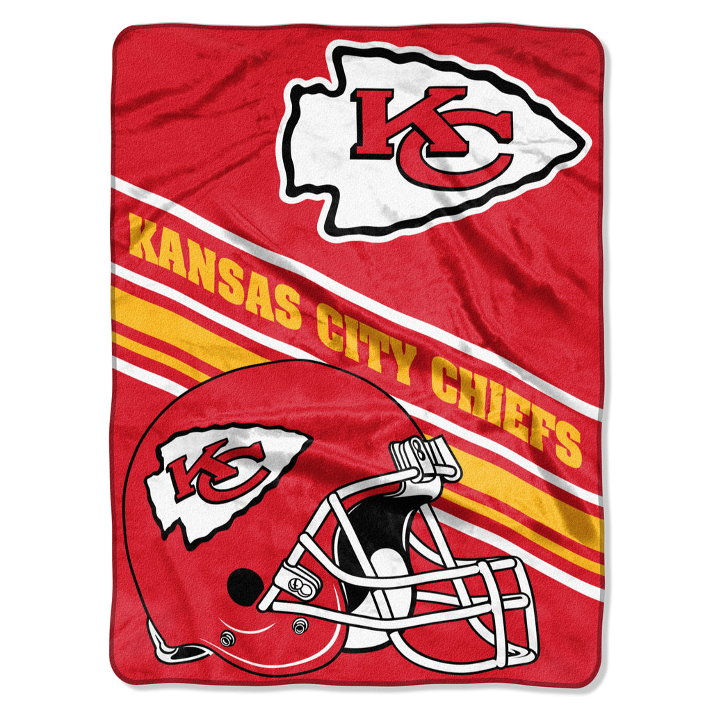 Kansas City Chiefs 60" x 80" Slant Royal Plush Blanket