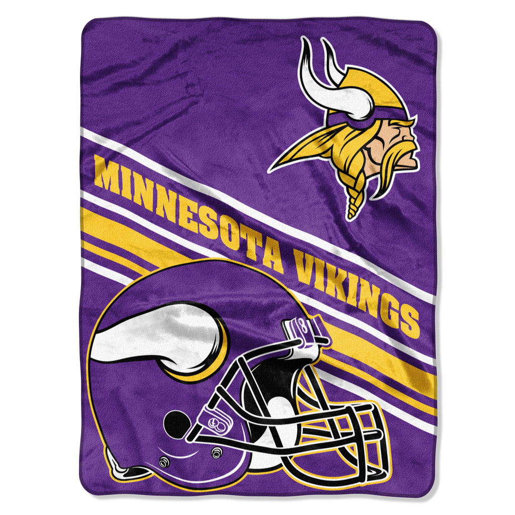 Minnesota Vikings 60" x 80" Slant Royal Plush Blanket
