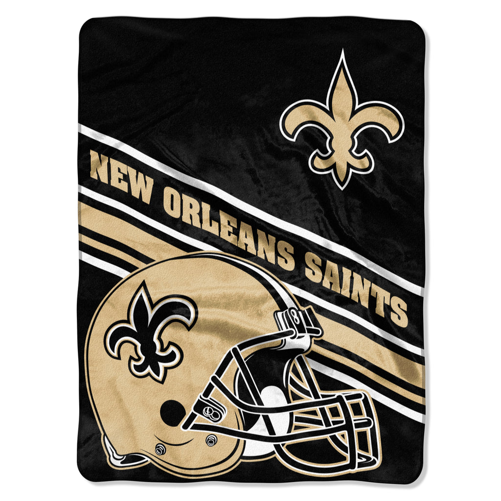 New Orleans Saints 60" x 80" Slant Royal Plush Blanket