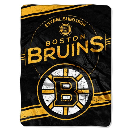 Boston Bruins Stamp Royal Plush