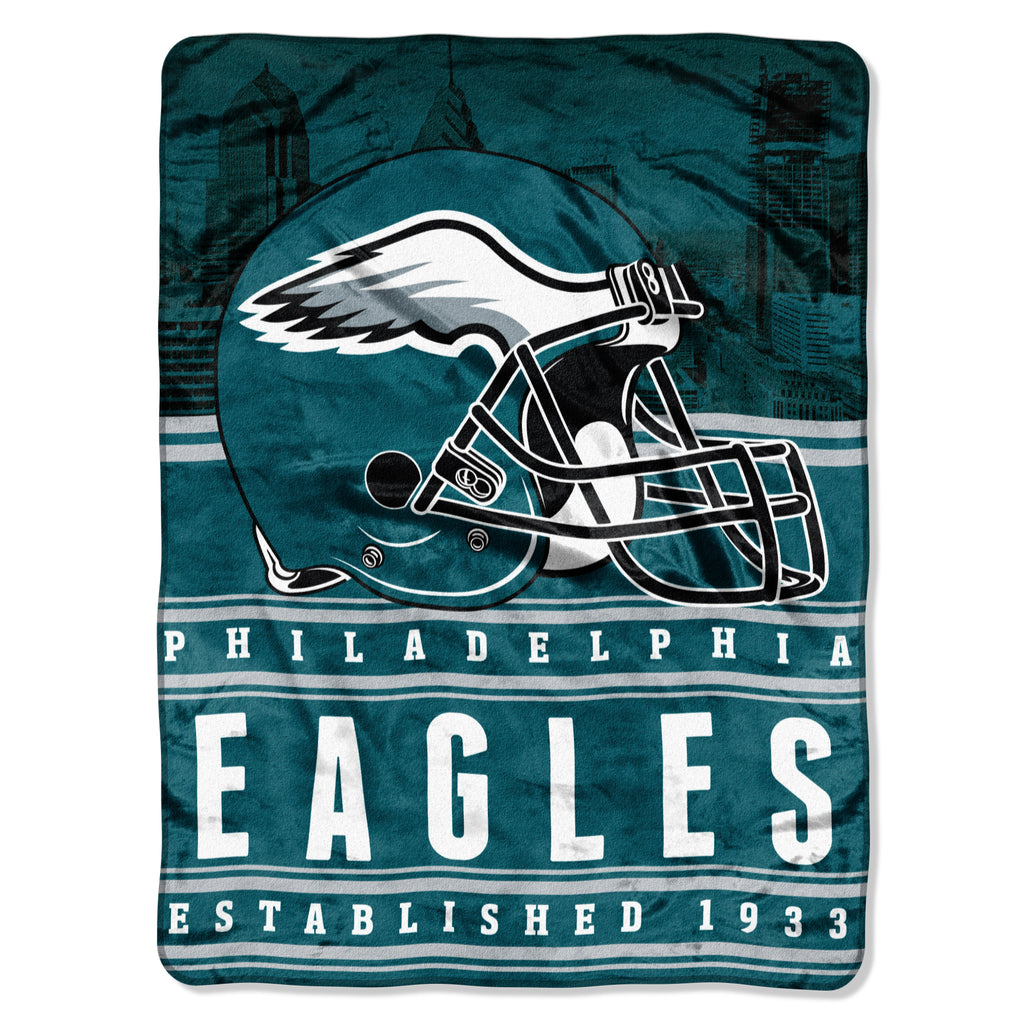 Philadelphia Eagles 60" x 80" Stacked Silk Touch Throw Blanket