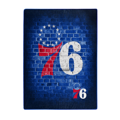 Philadelphia 76ers 60" x 80" Street Royal Plush Blanket