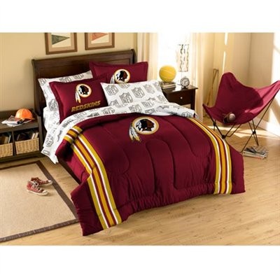 Washington Redskins Applique Bedding Set Full
