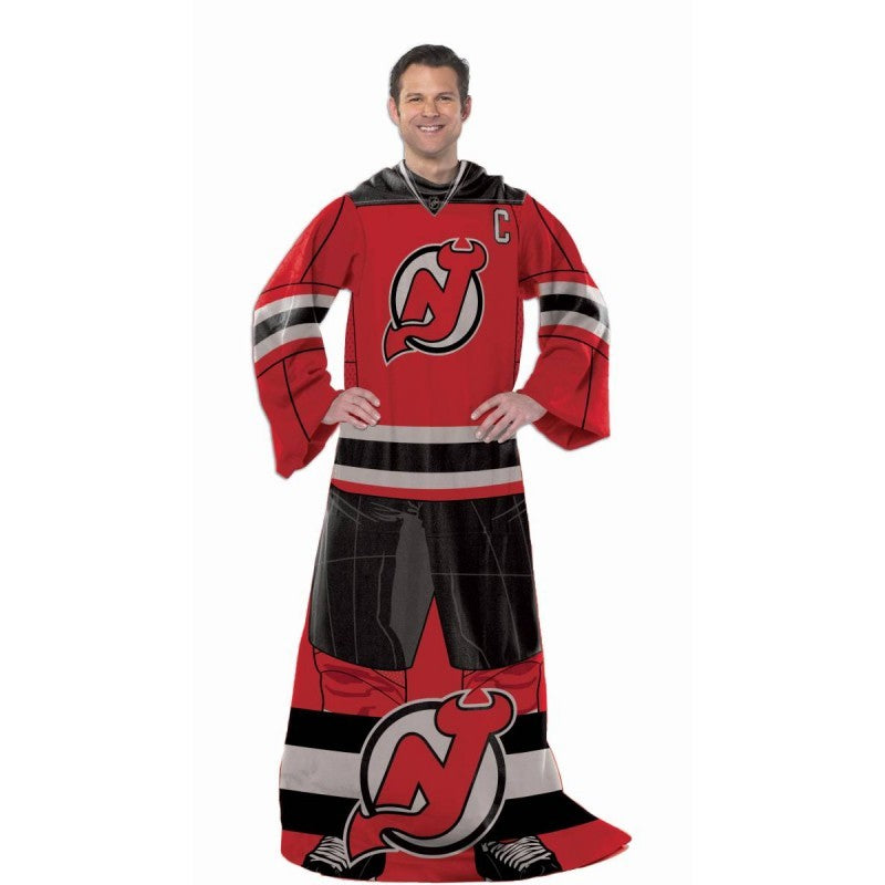New Jersey Devils Comfy Throw Player