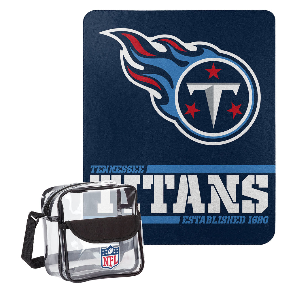 Tennessee Titans Dream Team Tote with 50" x 60" Fleece Throw Blanket
