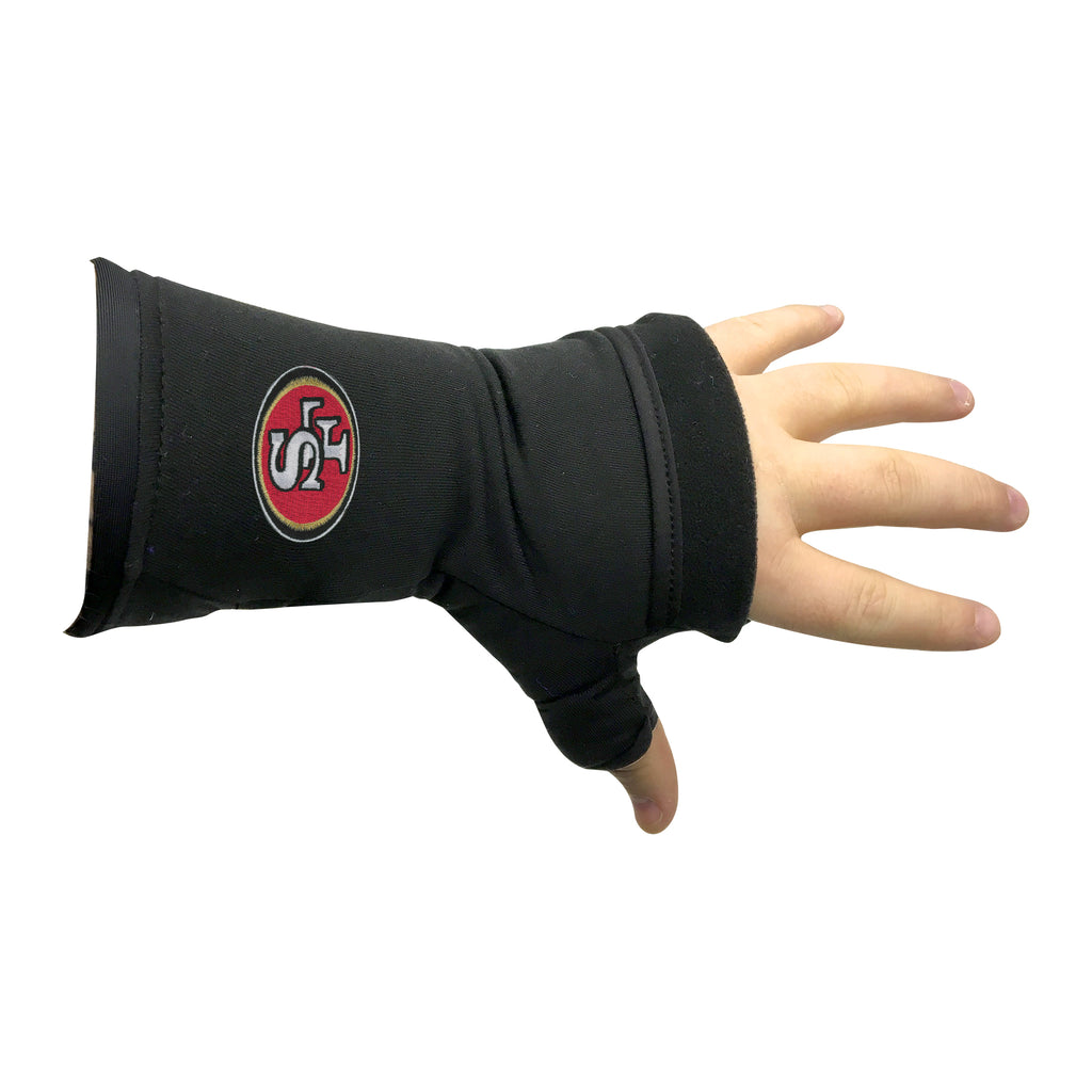 49ers handschuhe San Francisco 49ers Fingerless Gloves – Fan Treasures