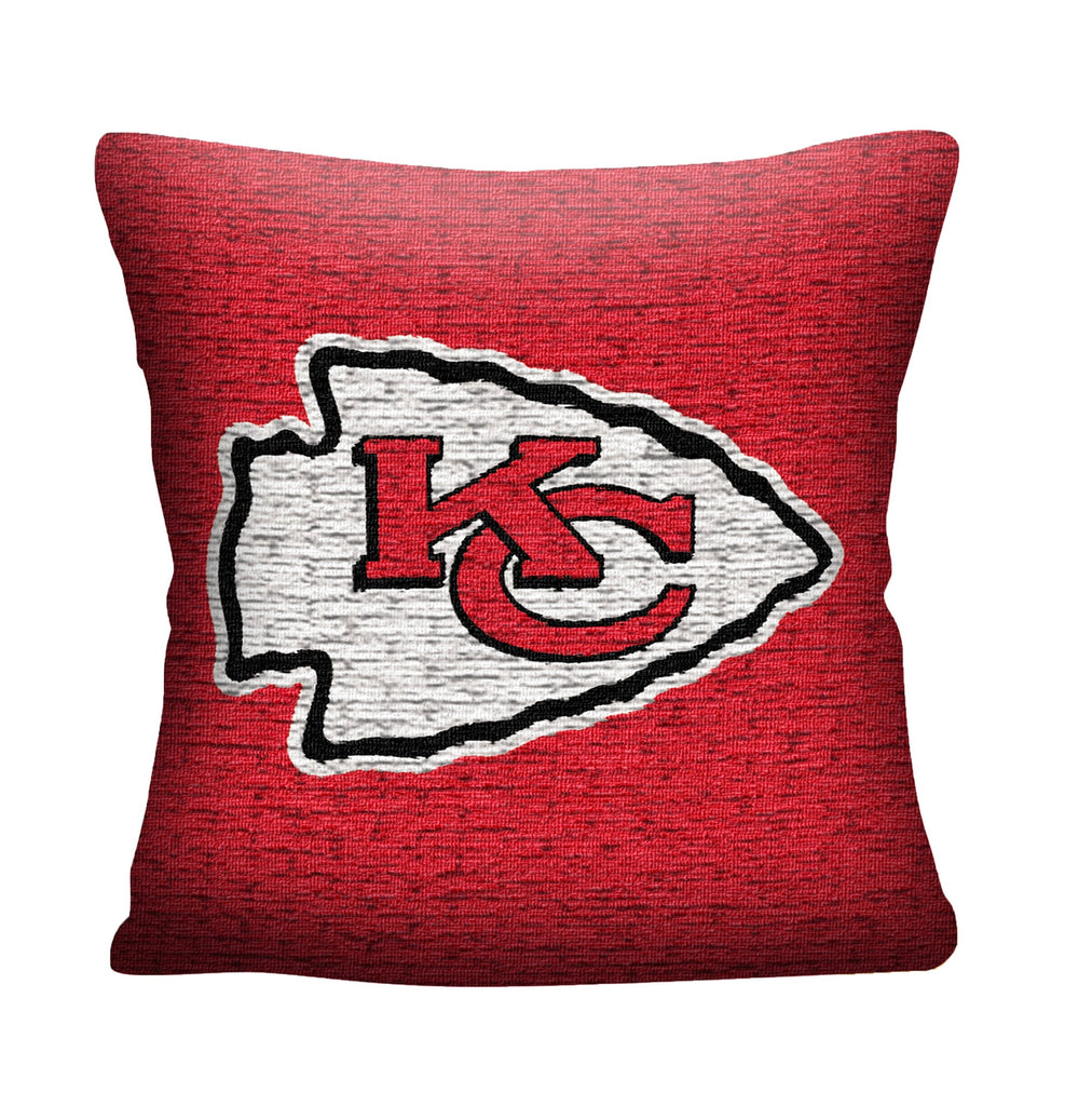 Kansas City Chiefs 20" Jacquard Pillow