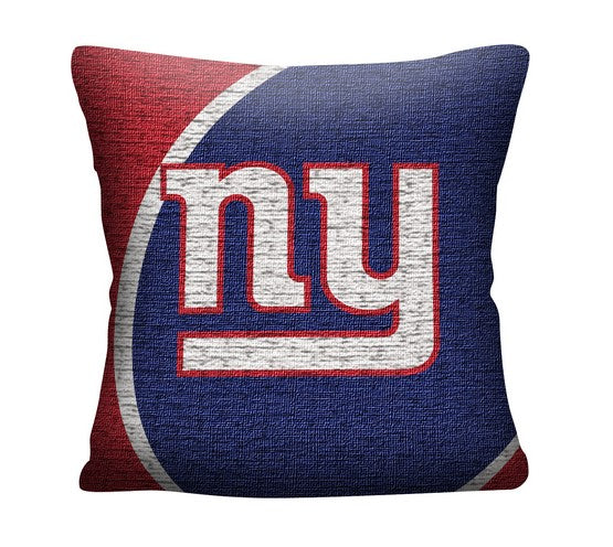 New York Giants 20" Jacquard Pillow