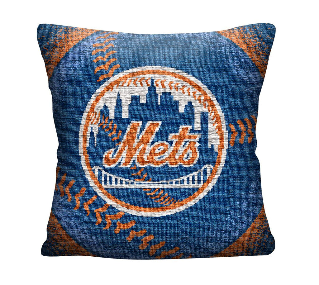 New York Mets 20" Jacquard Pillow