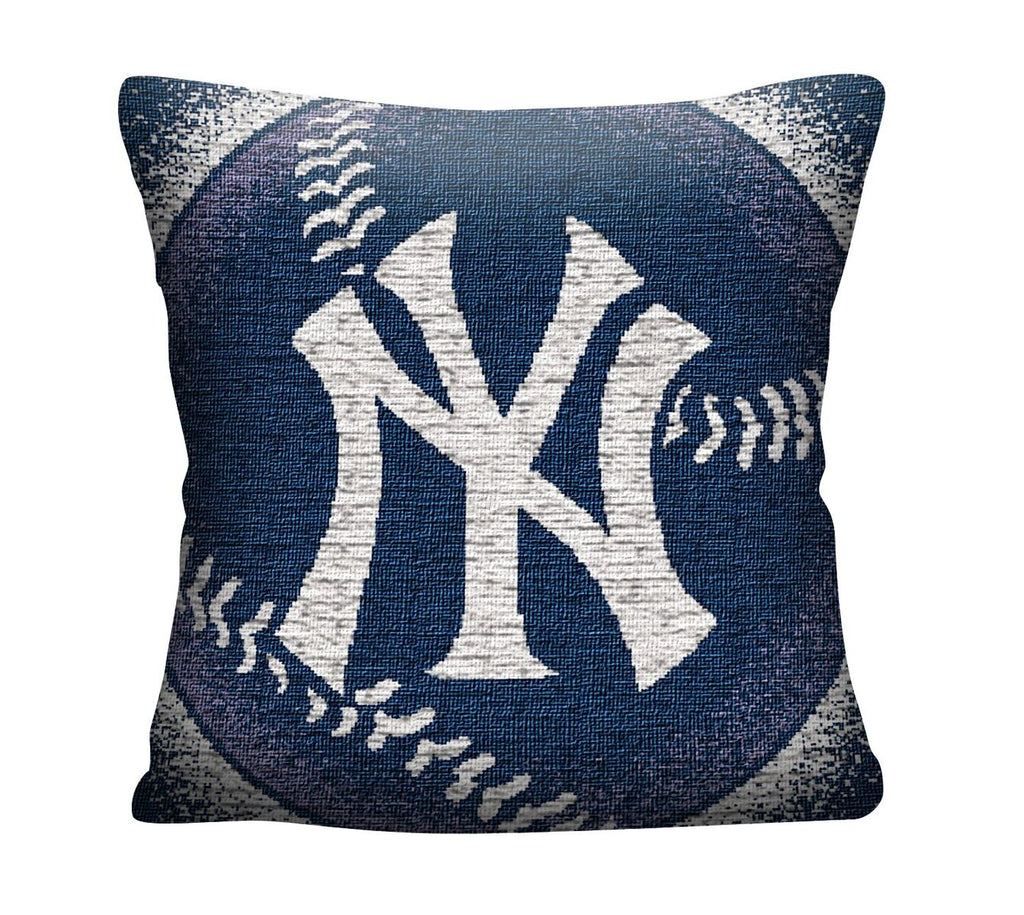 New York Yankees 20" Jacquard Pillow