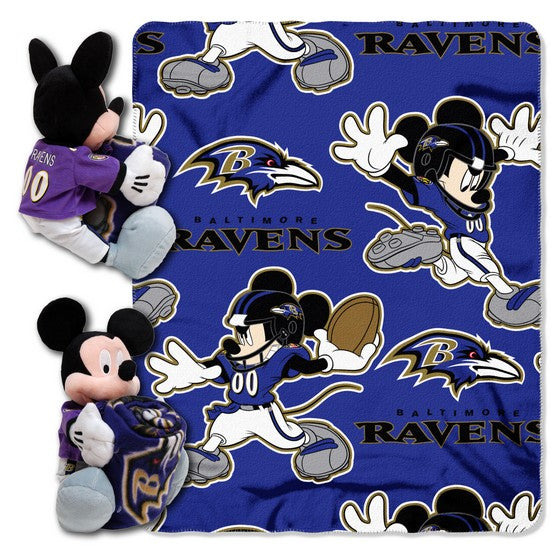 Baltimore Ravens Mickey Hugger W/ Throw