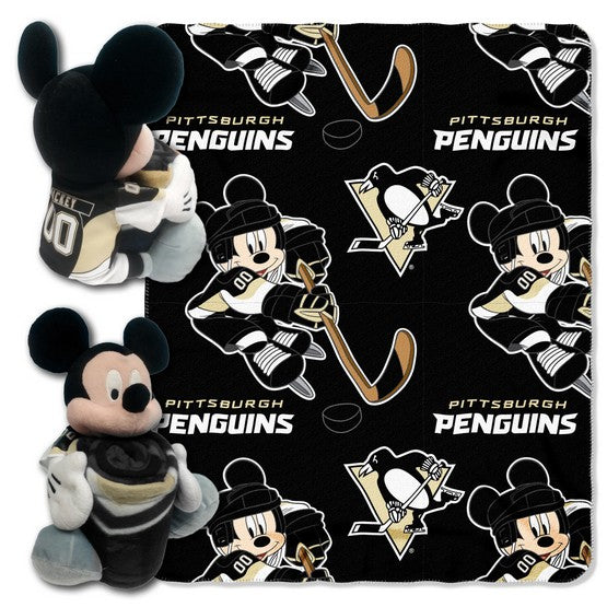 Pittsburgh Penguins Mickey Hugger W/ Throw