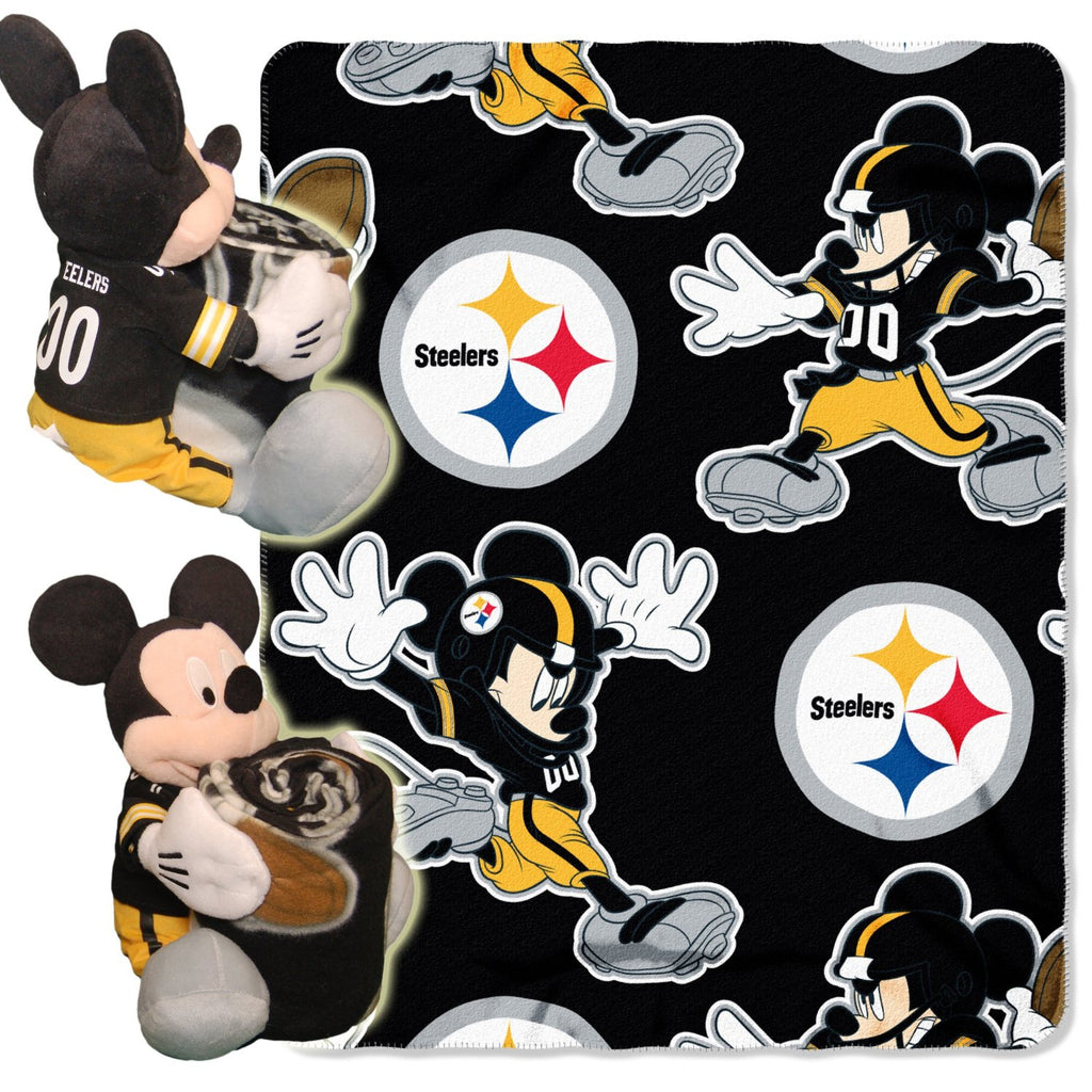 Pittsburgh Steelers Mickey Hugger W/ Throw