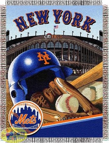 New York Mets Tapestry Throw