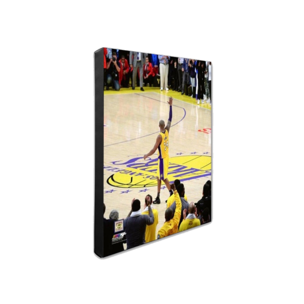 Los Angeles Lakers Kobe Bryant Premium Canvas Wrap - Final Game at Staples Center