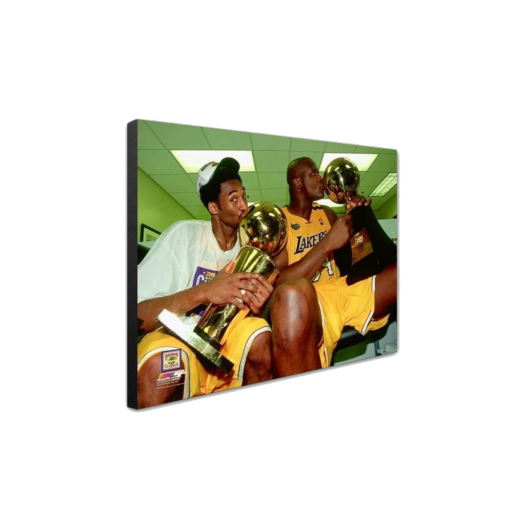 Los Angeles Lakers Kobe Bryant Premium Canvas Wrap - 2000 NBA Champs with Shaq