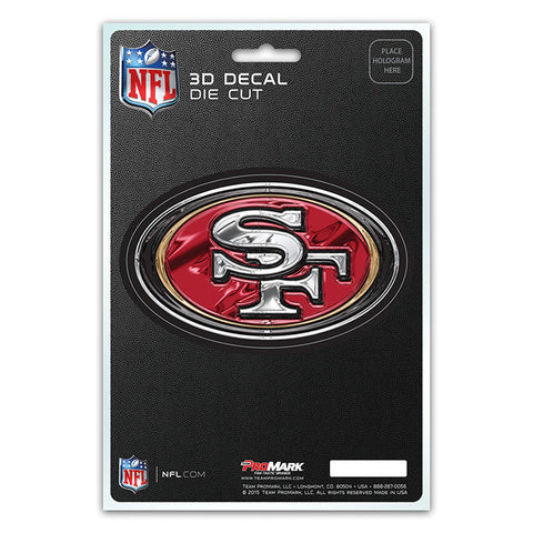 San Francisco 49ers 3D Decal