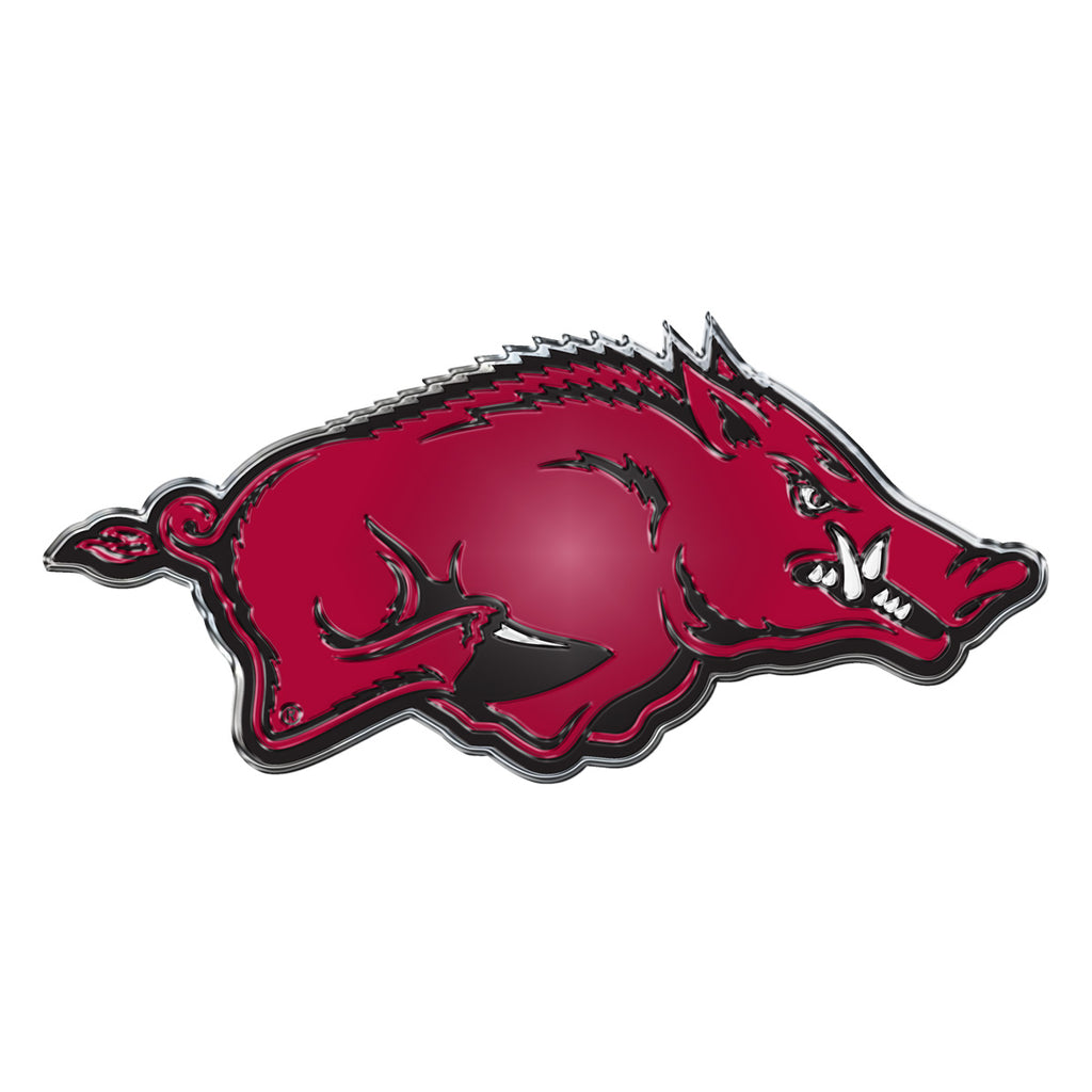 Arkansas Razorbacks Auto Emblem Color