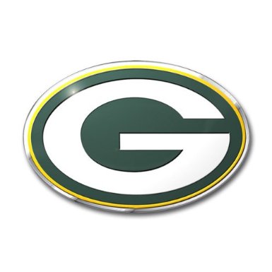 Green Bay Packers Auto Emblem Color