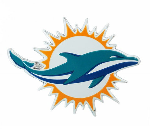 Miami Dolphins Auto Emblem Color