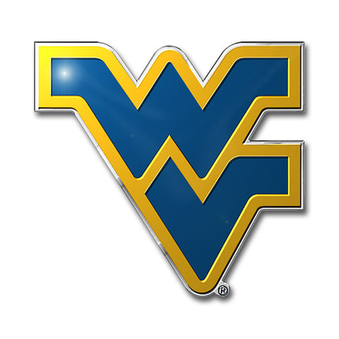 West Virginia Mountaineers Auto Emblem Color